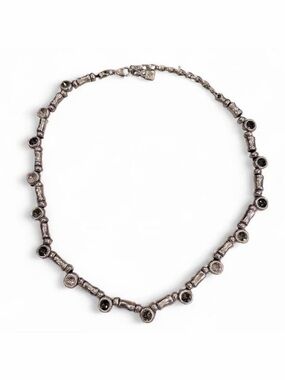 UNO de 50 Super Ego Swarovski Crystal Silver-Plated Choker Necklace